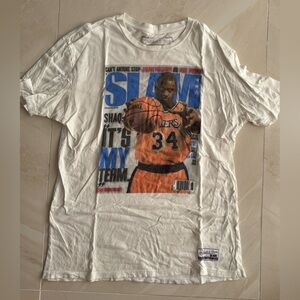 Shaq Mitchell and Ness Tee